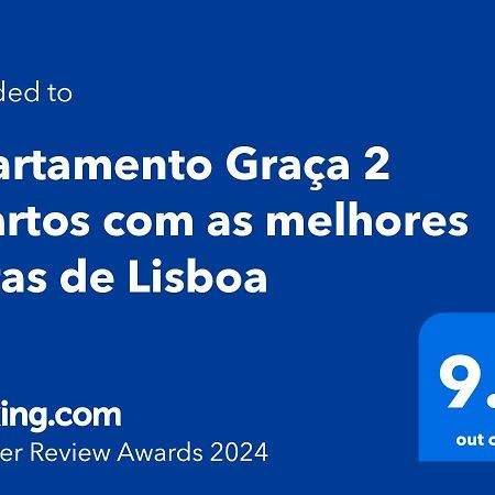 Apartamento Graca 2 Quartos Com As Melhores Vistas De Lisboa Buitenkant foto